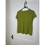 Aerie Vintage  American Eagle Green Babydoll Scoop Neck Peasant Top Large Photo 5