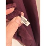 Soma  WKND sweatshirt top Womens Large Wine pullover athleisure stretchy comfy Photo 3