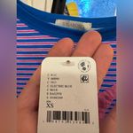 Free People NWT  Ragabond Striped Palm Applique Tee - electric blue combo - XS Photo 10