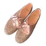Keds  X Kate‎ Spade rose gold glitter sneakers size 7.5 Photo 0