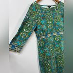 Talbots  Paisley Long Sleeve Dress Size 8 Photo 4