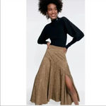 ZARA  Jacquard Midi Skirt Photo 4