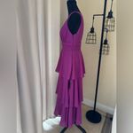 Lulus Celebration Time Purple Sleeveless Tiered Midi Dress Size Small Photo 5