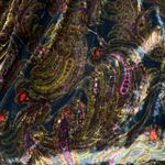 Anthropologie Paisley Velvet Balloon Sleeve Wrap top Blouse Shirt Size M… Photo 6