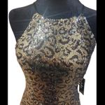 Lulus NWT Lulu’s Gold/Brown/Silver Sequin Evening Dress Photo 1