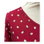 Charter Club  Intimates Red Snowman Nightgown Long Sleeve Women’s L Photo 4