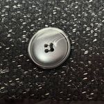 New York Girl Long Peacoat Black White Size 8 Photo 10