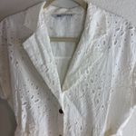 ZARA White Eyelet Dress Photo 1