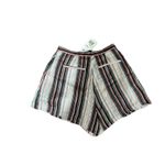 IRO  Tolie Pleat Front Short‎ Stripe High-Waist Shorts Photo 8