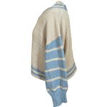 POL Colorblock Sweater in Pink, Blue, and Cream Photo 1