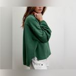 Free People NWT We The Free Total Eclipse Tee - pine forest dark green - Small Photo 3