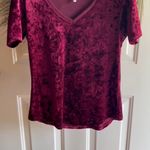 Z Supply Womens Burgundy/Maroon/Deep Red Top by  Size Medium Photo 2