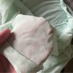 Bebe Y2K Mint Green Mulberry Silk Draped Cowl Neck Going Out Mini Dress Small Photo 9