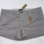 American Eagle  Outfitters Women’s Gray Midi Stretch Shorts Size 16 NWT Photo 0