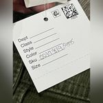 American Eagle AE Super Hi-Rise A-Line Green Corduroy Mini Skirt - Sz 2 -NWT Photo 14