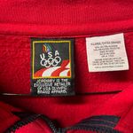 Vintage USA Olympic Games JC Penny Colorblock 1/4 Zip Pullover Sweatshirt XL Red Photo 3