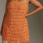 Anthropologie Let Me Be Fringed Tube Mini Dress Photo 5