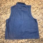 Dress Barn Vintage Denim Patchwork Vest Womens XL Holiday Western Cottagecore Photo 3