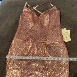 Women’s Pink Fully Sequined Mermaid Style Prom Party Dress Size 6 NWT Pink Photo 6