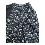 MINKPINK REVOLVE Rivera V Neck Ruched Top in Multi NWT Size M Floral Black Photo 6