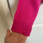 No Boundaries NWT |  junior’s novelty hot‎ pink skull loose hem crewneck sweater Photo 3