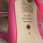 Stuart Weitzman XCurve Crystal 100 Mule Pump Size 9 Magenta Pink NEW Barbicore Photo 3