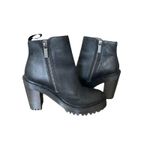 Dr. Martens Magdalena Black Leather Heeled Chelsea Boots Size 6 Photo 7