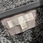 Kaisely  sweater knit gray short sleeve alpaca wool acrylic blend‎ small Photo 2