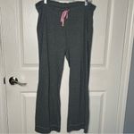 Victoria's Secret Victoria’s Secret Pajamas Sz XL Long Shirt Pants Set Gray And Pink Photo 7