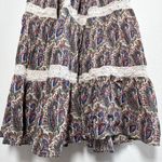 Denim & Supply Ralph Lauren Ralph Lauren Paisley Bohemian Lace Tiered Maxi Dress Small Photo 4