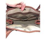 J.Crew Vintage 90s  Orange Pink Paisley Preppy Canvas Tote Bag Photo 6