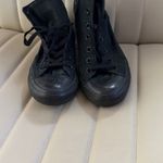 Converse  All Black Canvas High-Tops sneakers Photo 5