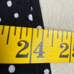 Monteau Women's Size XL Black Polka Dot Long Sleeve Tiered Babydoll Top Casual Photo 10