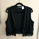Sag Harbor Black Acrylic Vest Size M Photo 0