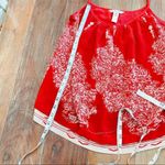 CAbi 🦃  Red Patterned Tank Top Size XS Photo 6