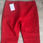 Theory NEW Womens Crimson Moleskin Twill Crop Pants 6 Photo 11