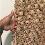 Anthropologie Anthropolgie BLUE TASSEL SLEEVELESS V-NECK TEXTURED MINI DRESS, size XL Photo 5