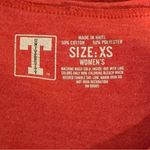 University T Women's Red V Photo 5