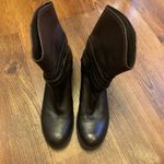 Nine West  R-Span Booties Women’s 8.5 Dark Brown 3 in. Heel Leather Buckle strap Photo 2