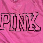 Vintage Y2K Victoria's Secret PINK Preppy Neon Logo Oversized Sweatshirt Small Photo 7