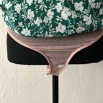 ASTR Green floral v-neck wrapped blouse bodysuit Photo 3