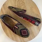 Matt Bernson Gitanes Leather Embroidered Almond Toe Indie USA Made Size 7.5 Green Photo 0