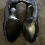 Adrianna Papell  boutique Blue Satin Evening Pumps EUC Size 6  Worn Once Photo 5