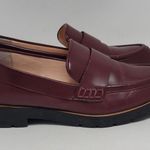 Kate Spade New York Karry Casual Loafers Round Toe Leather Wine Burgundy 6.5M Brown Size 6.5 Photo 6