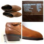 American Eagle New Brown Zip Buckle Ankle Boots Photo 12