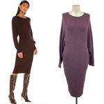 Song of Style Cozumel Sweater Dress Brown Purple Size Medium Photo 1