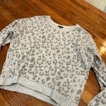 Rails Marlo Gray Leopard Zip Sweatshirt large Photo 7