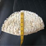 Vintage Handmade Beaded Sequin Beret Hat Gold Photo 6