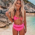 For Love & Lemons NWT  Tutti Frutti Bottom Pink Dot Photo 0