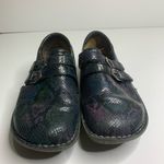 Alegria ‎ Alli leather clog comfort shoes embossed colorful size 38 Photo 3